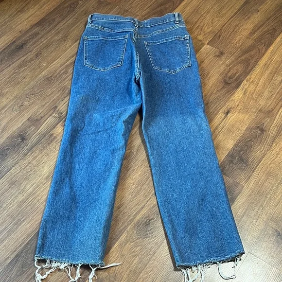 Express Distressed Ankle Jeans - Picture 7 of 9